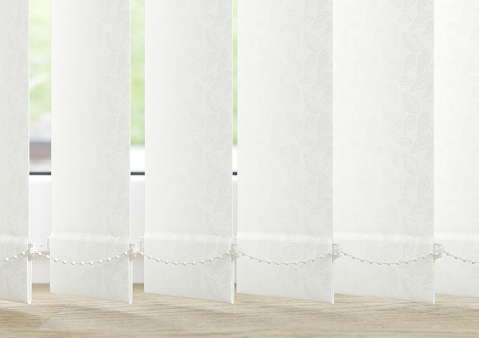 Flourish, Snow White - Vertical Blind Slats - Image 3
